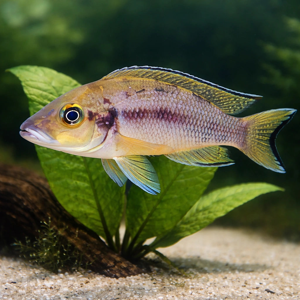 Lamprologus furcifer 4 - — tropical fish for sale UK — AI scale plant view