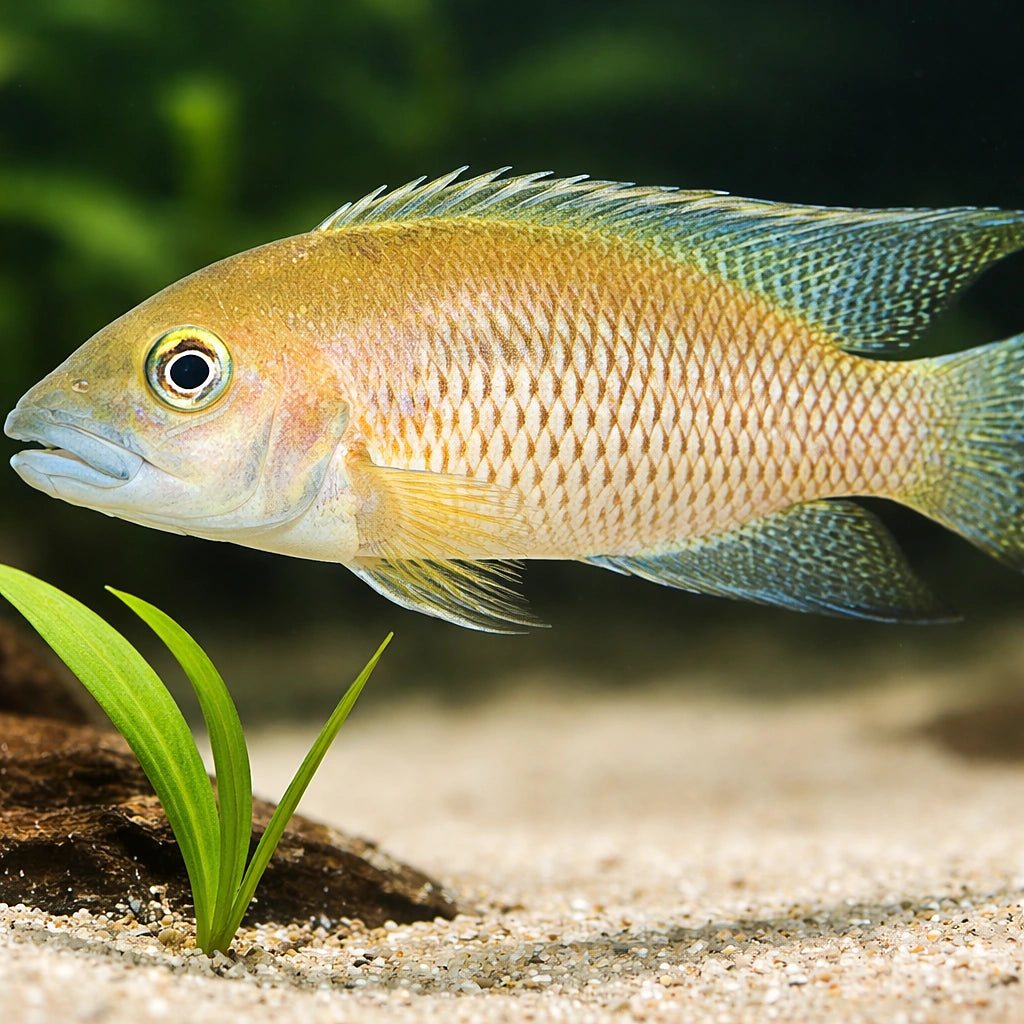 Lamprologus mondabu 5 - — tropical fish for sale UK — AI scale plant view