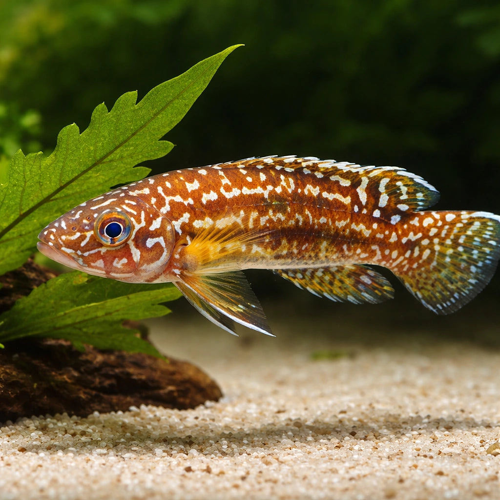 Lamprologus nkambae 4,5 - 5, — tropical fish for sale UK — AI scale plant view