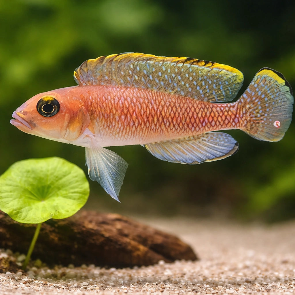 Lamprologus ornatipinis 3,5 - — tropical fish for sale UK — AI scale plant view