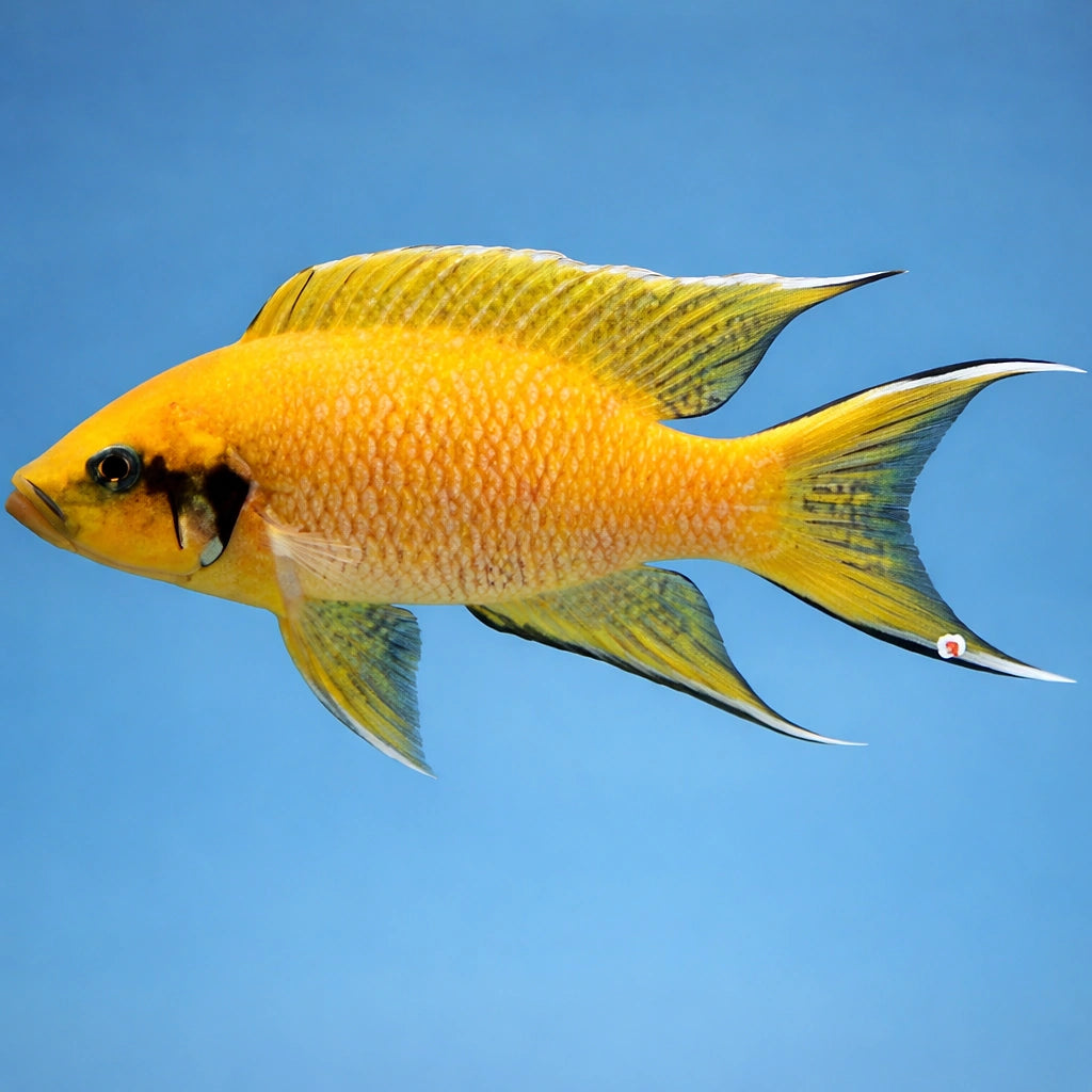 Lamprologus pulcher 4 - 5, — tropical fish for sale UK — AI side clean view