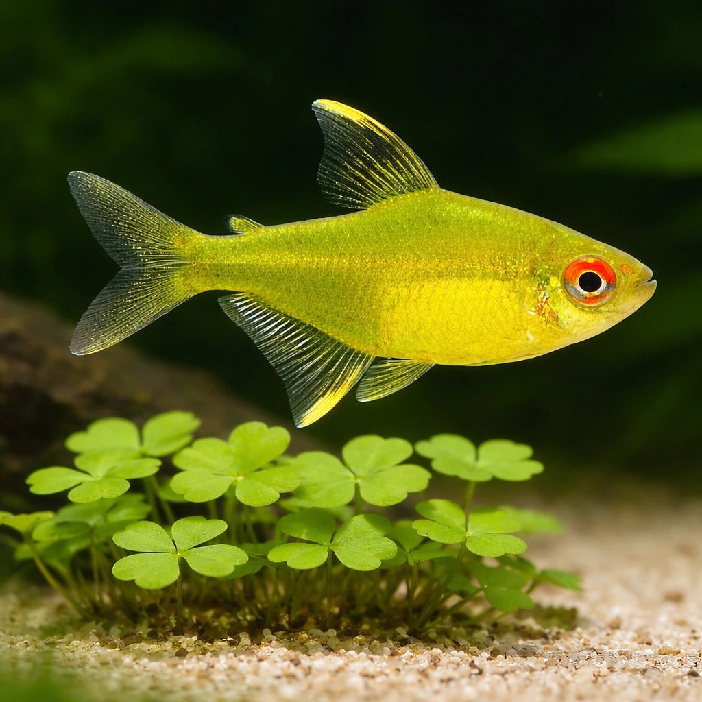 Lemon Tetras — South American Tetra for sale UK — AI scale plant view