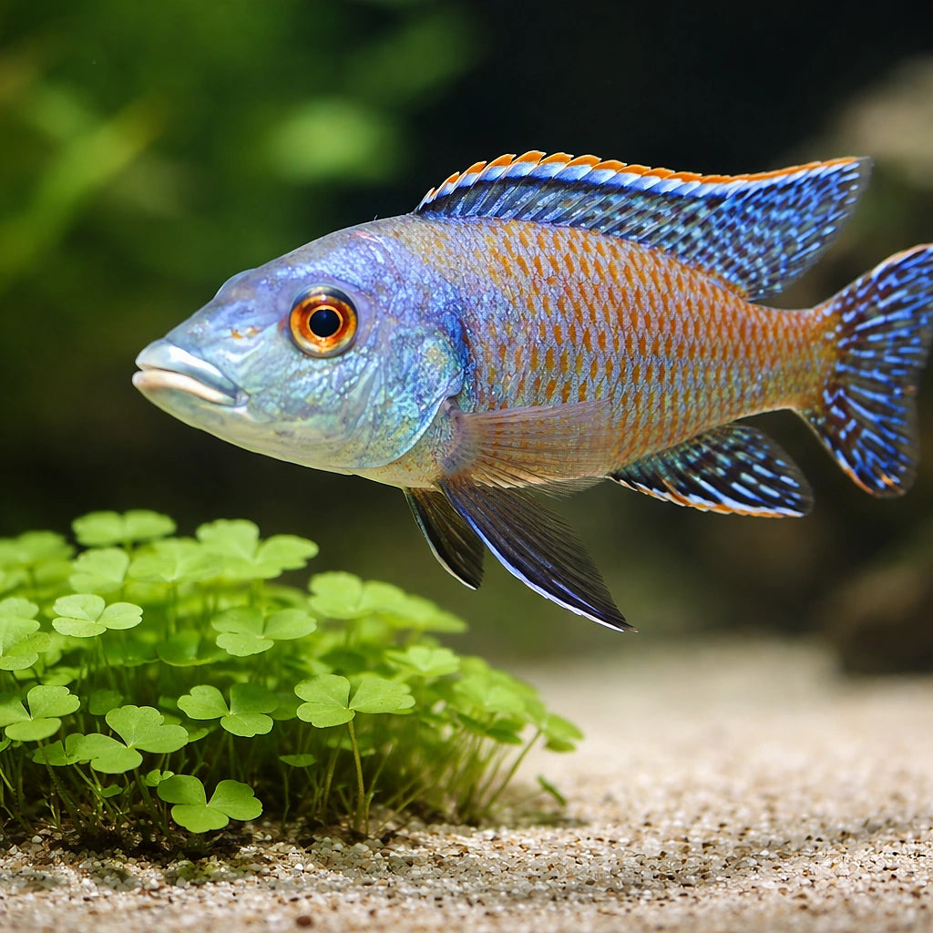 Lichmochromis acuticeps 5 - — tropical fish for sale UK — AI scale plant view