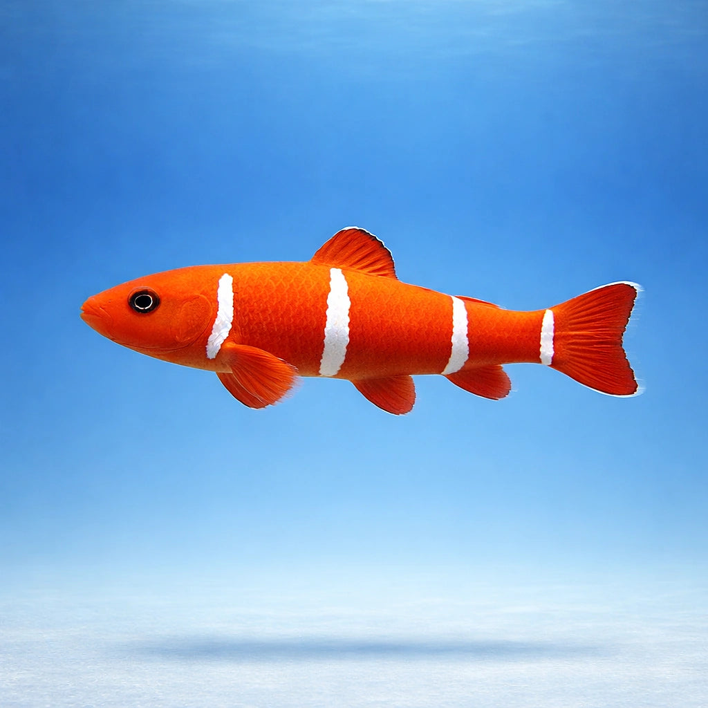 Linckia laevigata - Red/orange — tropical fish for sale UK — AI side clean view