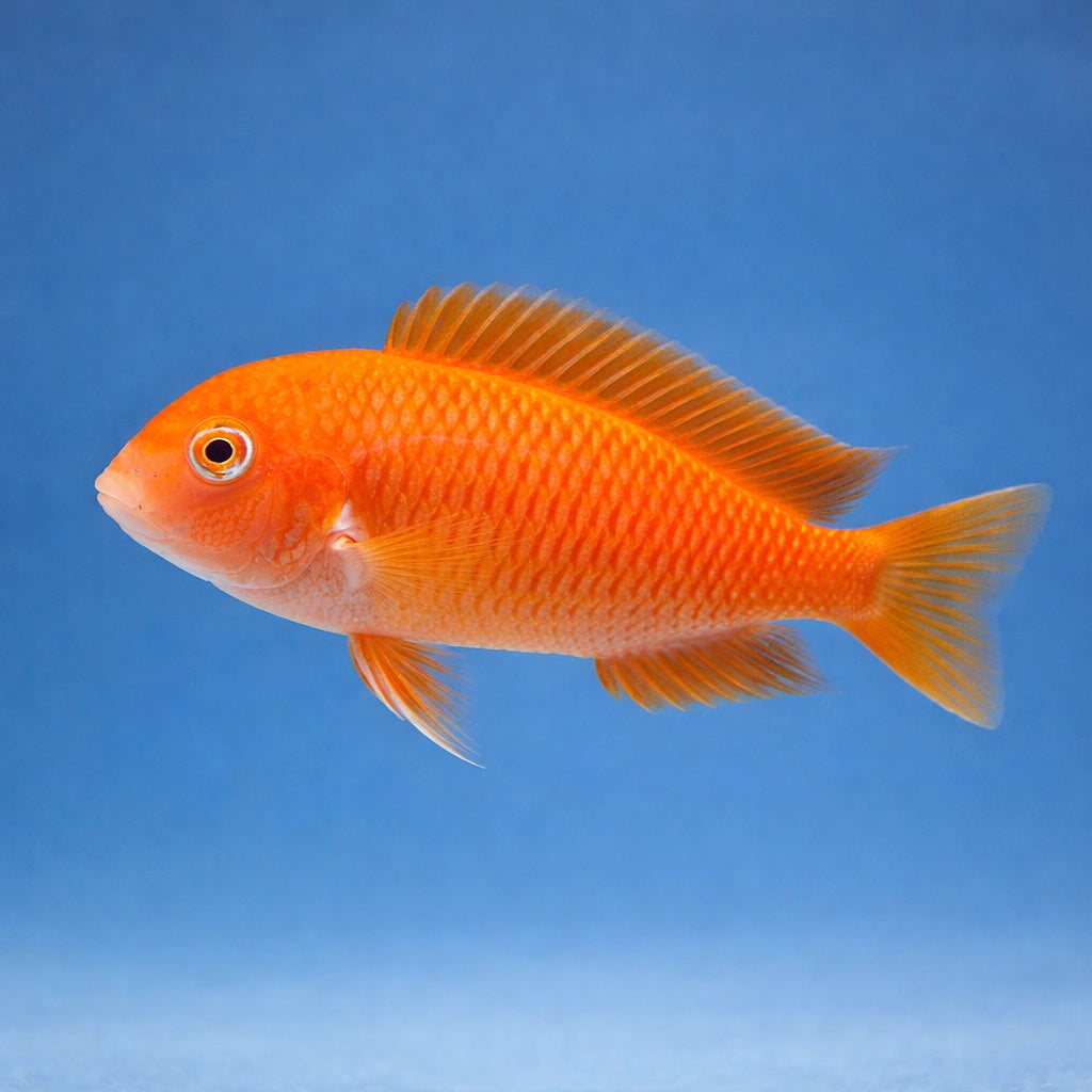 Chipimbi Albino Blunthead Cichlid - UK (Tropheus moorii) — Rare Chipimbi Albino Blunthead Cichlid for sale, a striking…