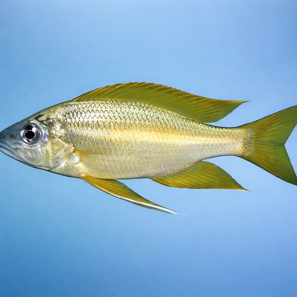 Long-Nosed Gold-Tip Cichlid — tropical fish for sale UK — AI side clean view