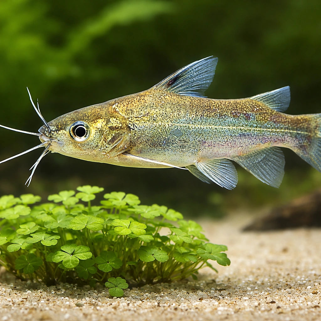 Long whiskers catfish — tropical fish for sale UK — AI scale plant view