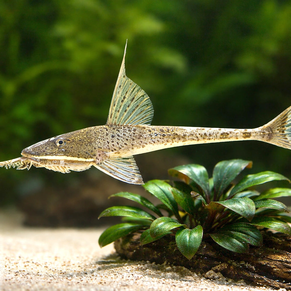 Loricaria circular — tropical fish for sale UK — AI scale plant view