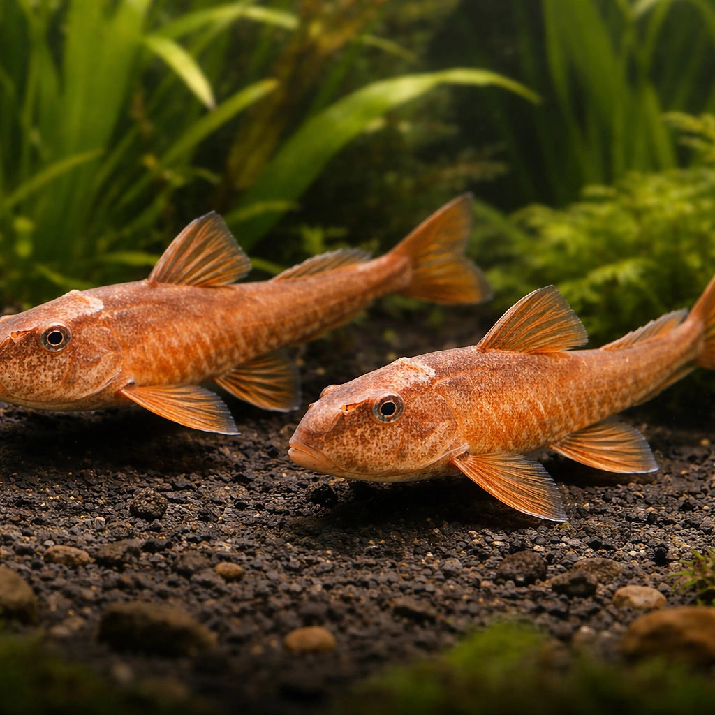 Loricaria sp. schocko 6 - — tropical fish for sale UK — AI pair planted view