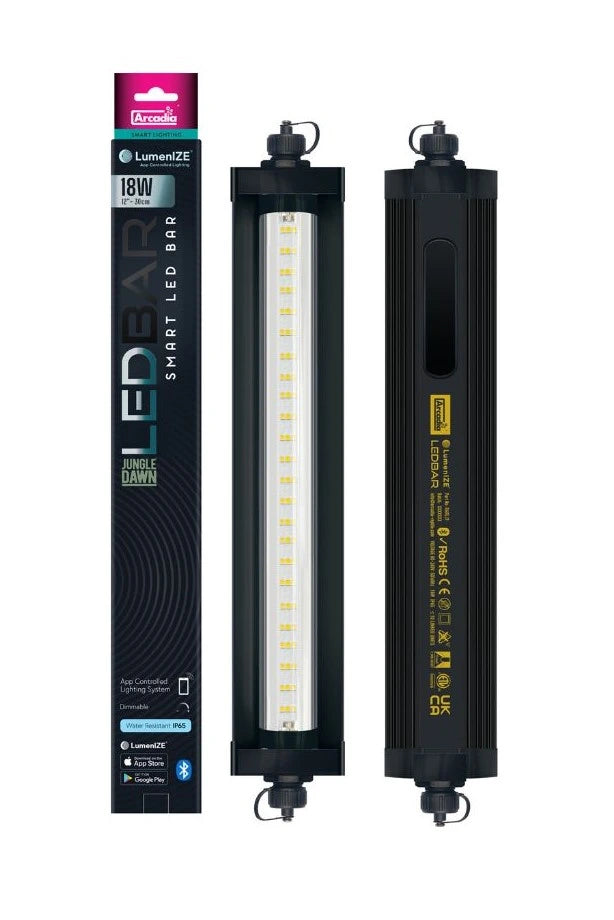 Arcadia LumenIZE Jungle Dawn 18W 290mm LED bar for planted aquariums