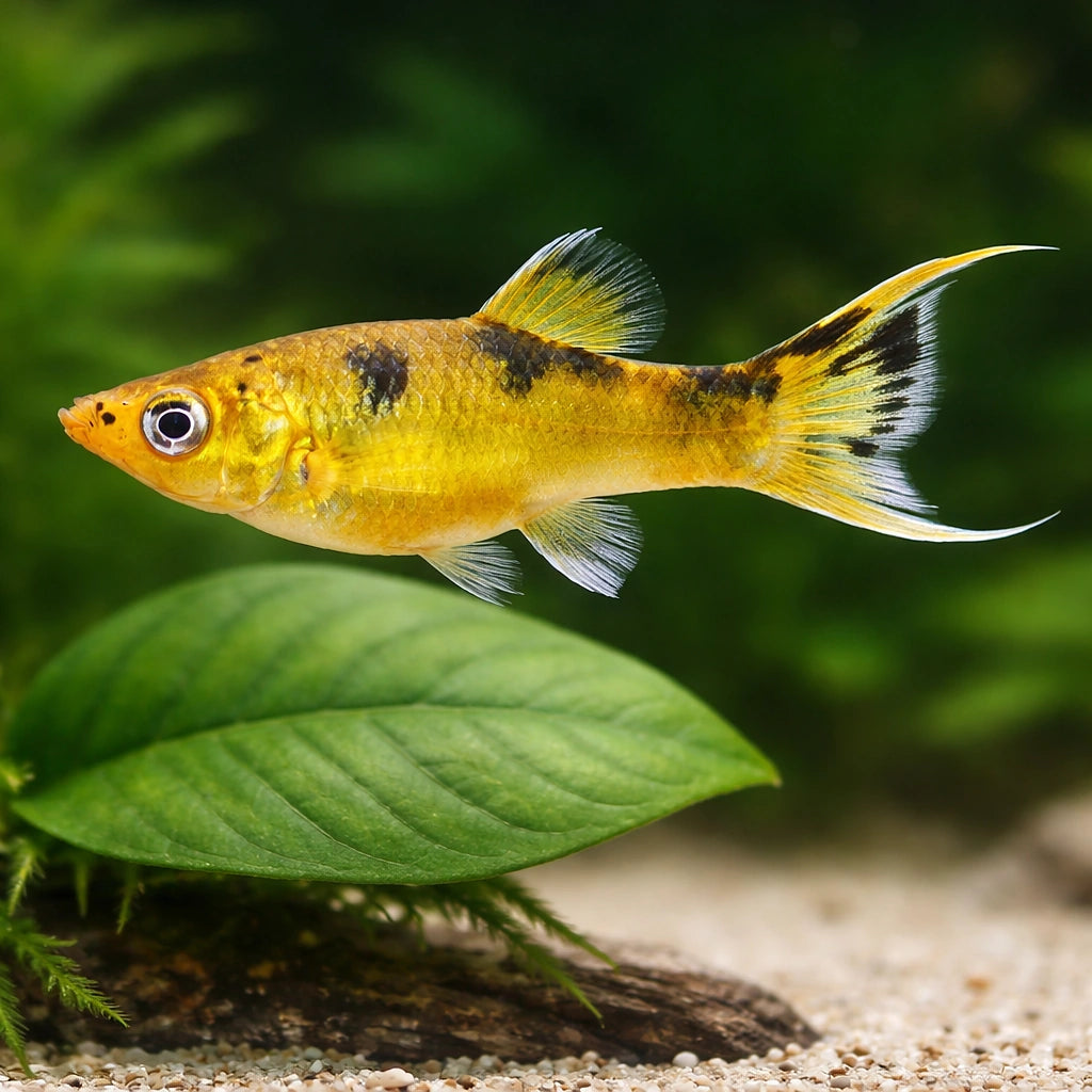 X Poecilia Shpenops Molly Mix Tropical Fish Tank, Beautiful Freshwater Livebearers That Thrive in Community Tanks, Ideal for Creating a Lively Aquatic Environment, Stunning Colors for Every Aquarium — for sale UK — AI scale plant view