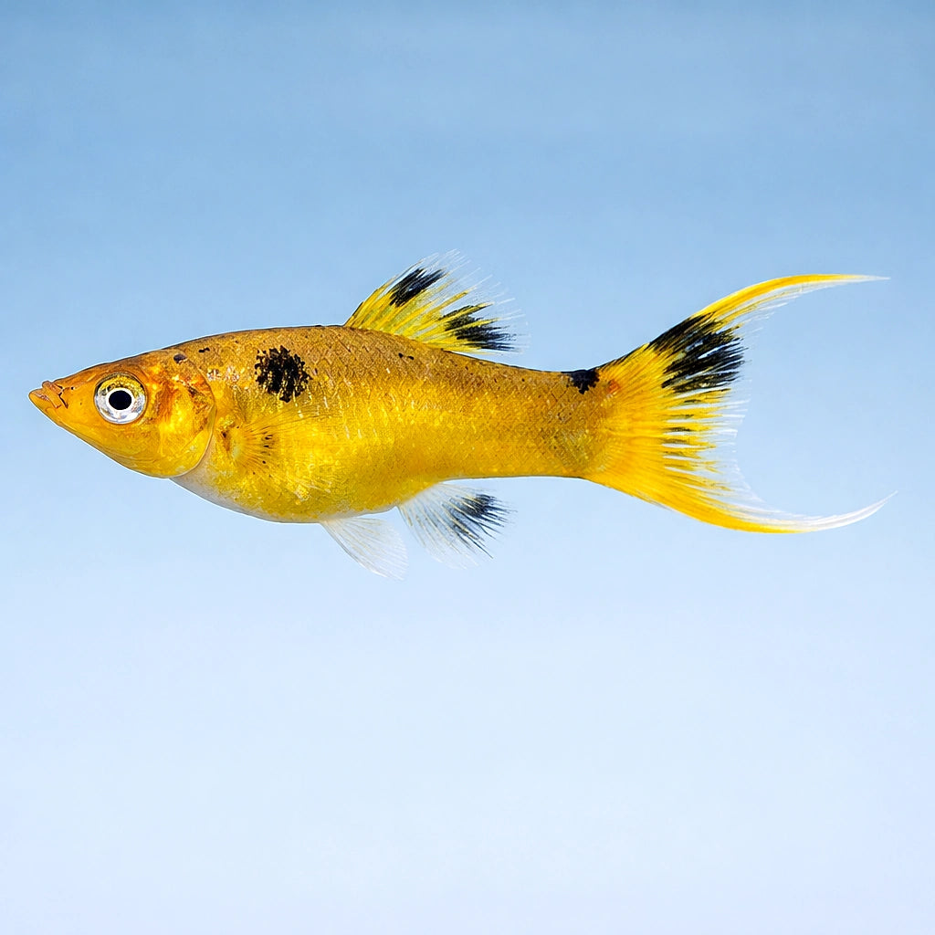 X Poecilia Shpenops Molly Mix Tropical Fish Tank, Beautiful Freshwater Livebearers That Thrive in Community Tanks, Ideal for Creating a Lively Aquatic Environment, Stunning Colors for Every Aquarium — for sale UK — AI side clean view