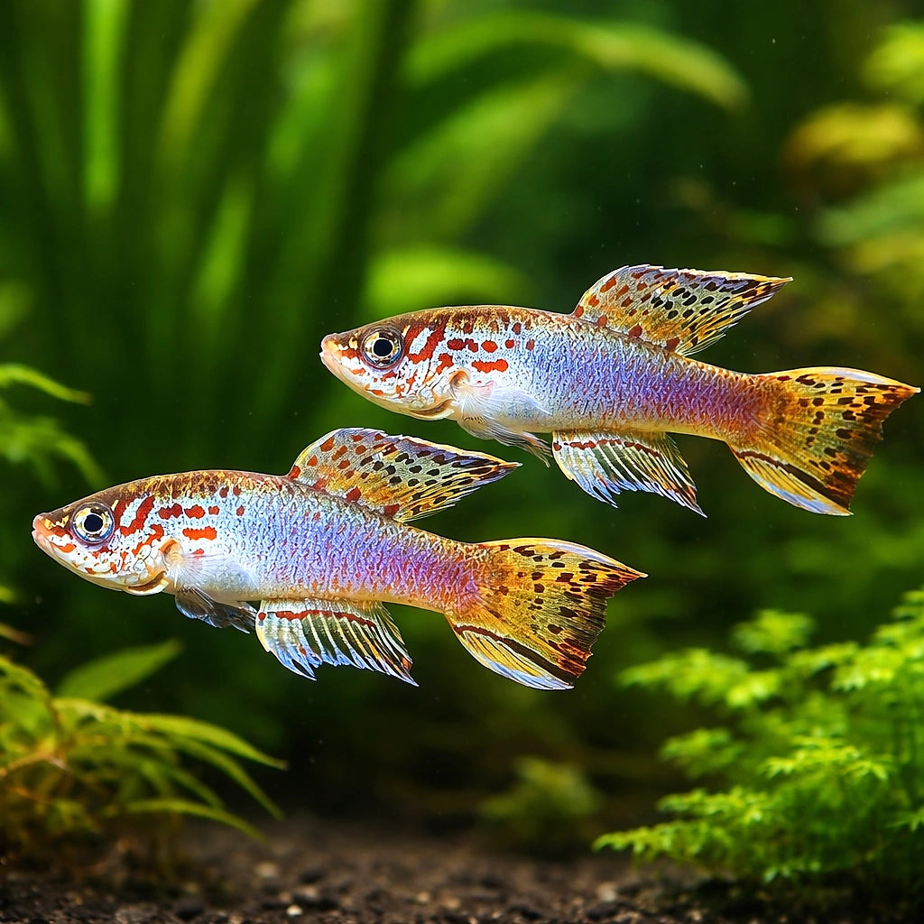 Lyretail from Togo — tropical fish for sale UK — AI pair planted view