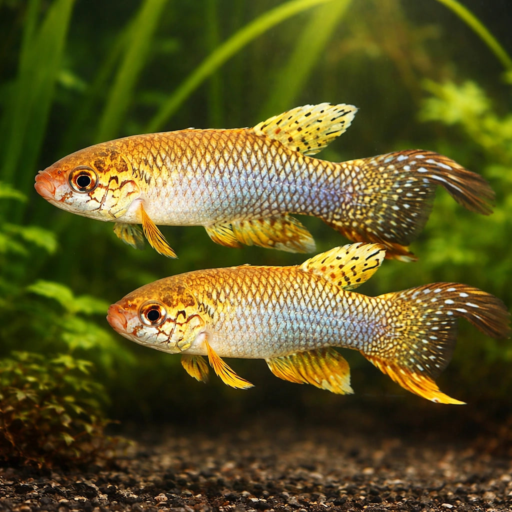 Magdalena Spot-Finned Killie — tropical fish for sale UK — AI pair planted view