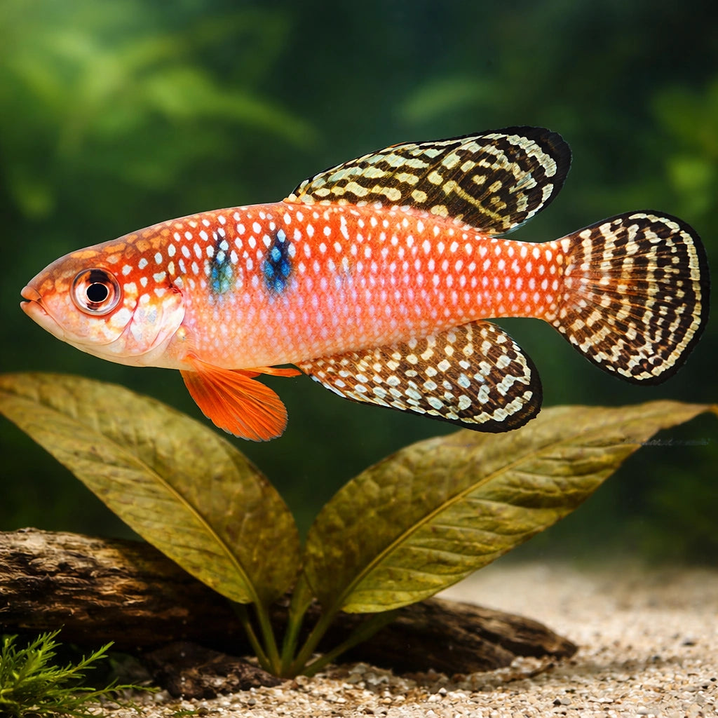 Magnificius Pearl Fish — tropical fish for sale UK — AI scale plant view