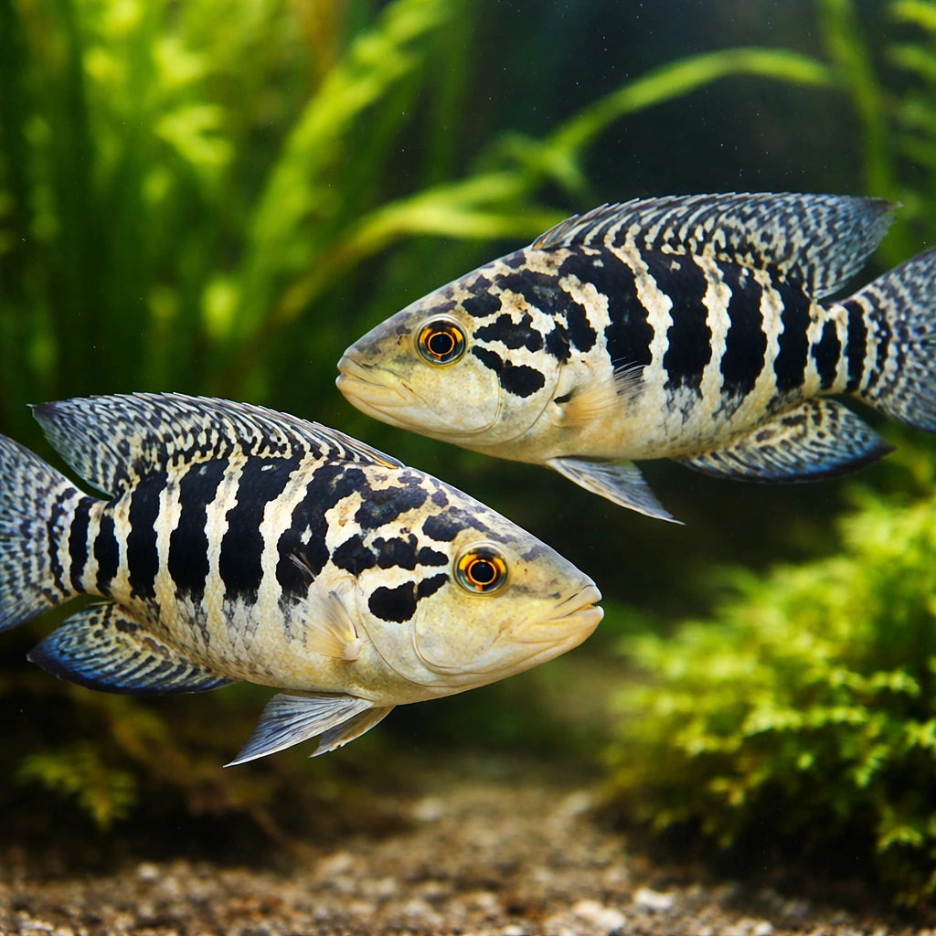 Managua Cichlid — tropical fish for sale UK — AI pair planted view