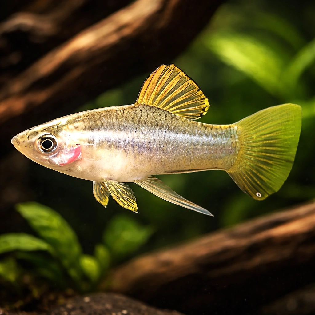 Merry Widow — tropical fish for sale UK — AI hero driftwood view