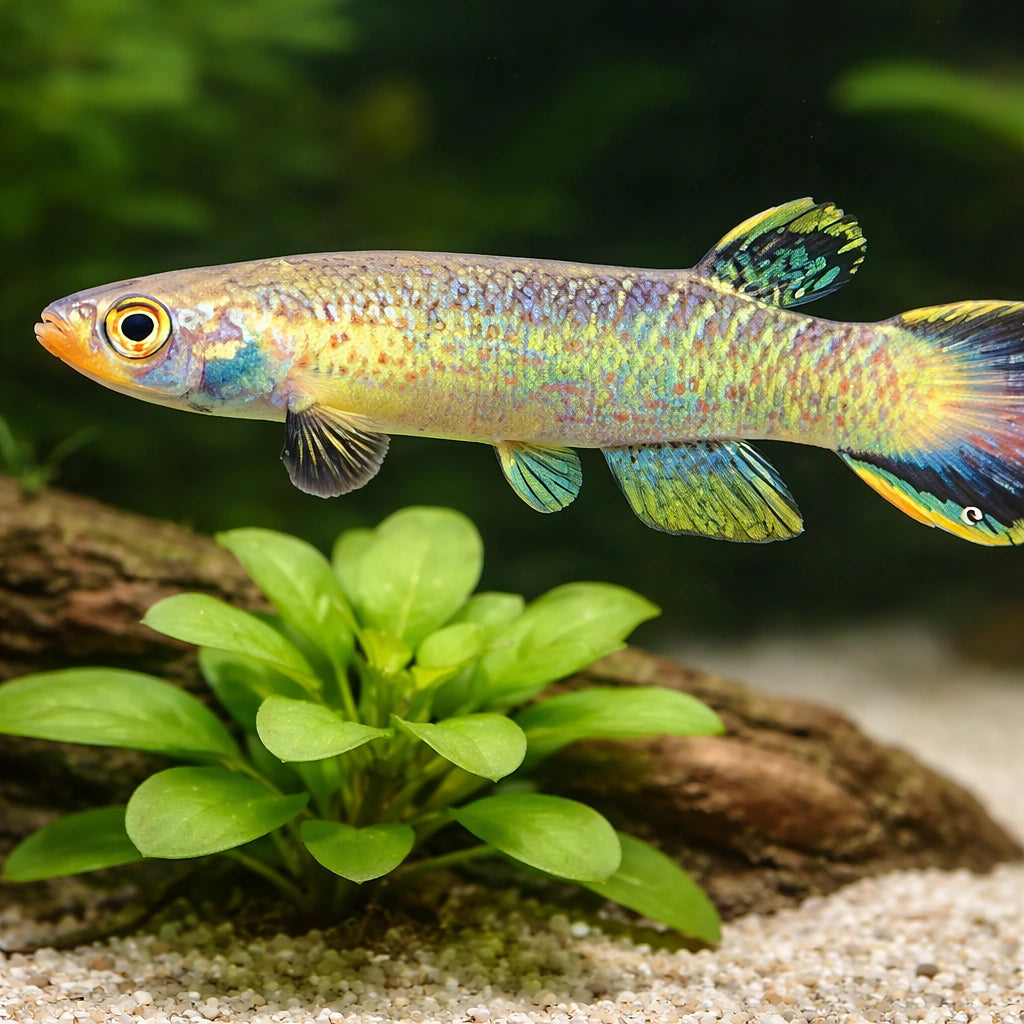 Mexico Rivulus — tropical fish for sale UK — AI scale plant view