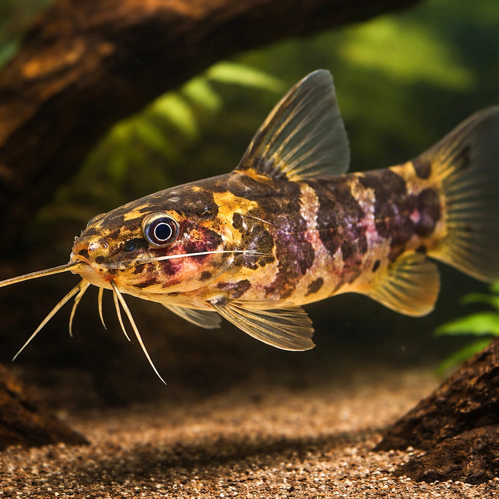 Microsynodontis batesii 1 - — tropical fish for sale UK — AI hero driftwood view