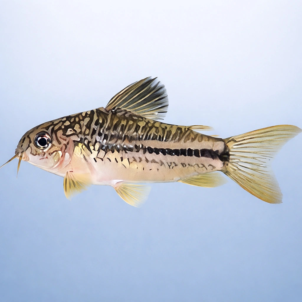 Mini Cory, Light-Spot Catfish — tropical fish for sale UK — AI side clean view