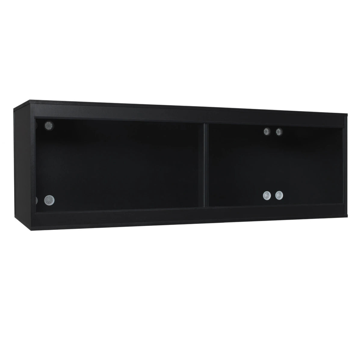 Monkfield black flat-front vivarium 61x46x91 cm reptile enclosure