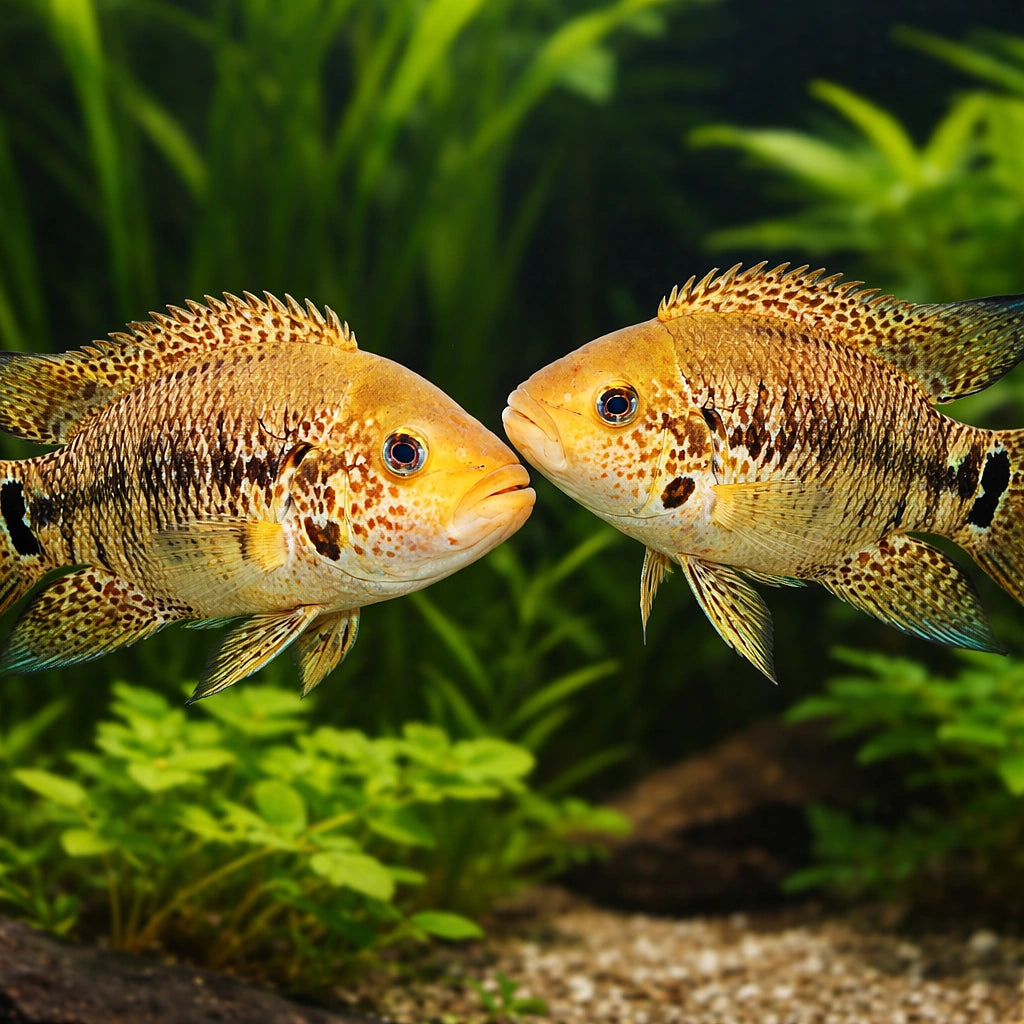 Motaguense Cichlid — tropical fish for sale UK — AI pair planted view