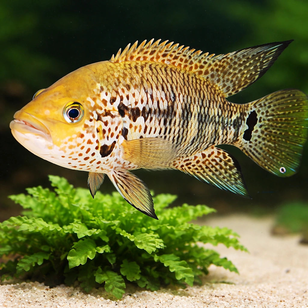 Motaguense Cichlid — tropical fish for sale UK — AI scale plant view