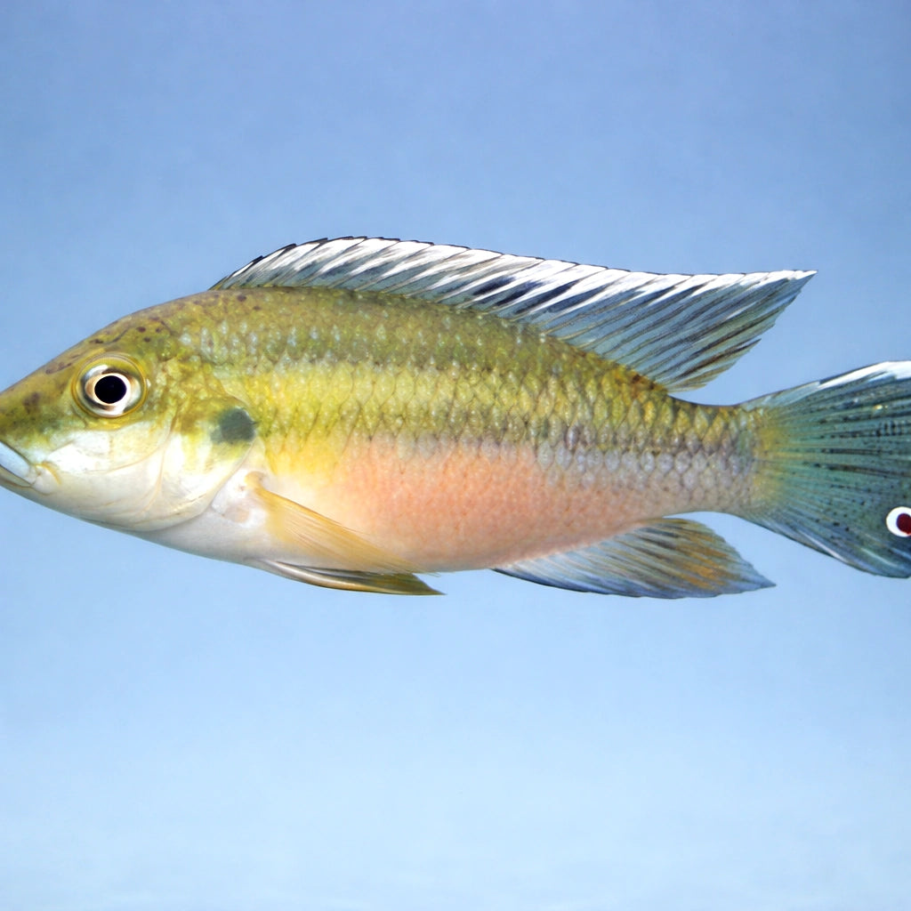 Mouthbrooding Krib, Guenthe — tropical fish for sale UK — AI side clean view