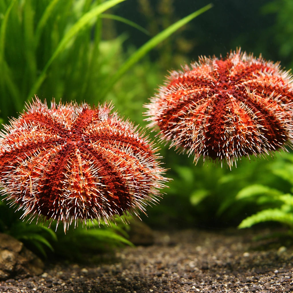 Multicolor Sea Urchin — tropical fish for sale UK — AI pair planted view