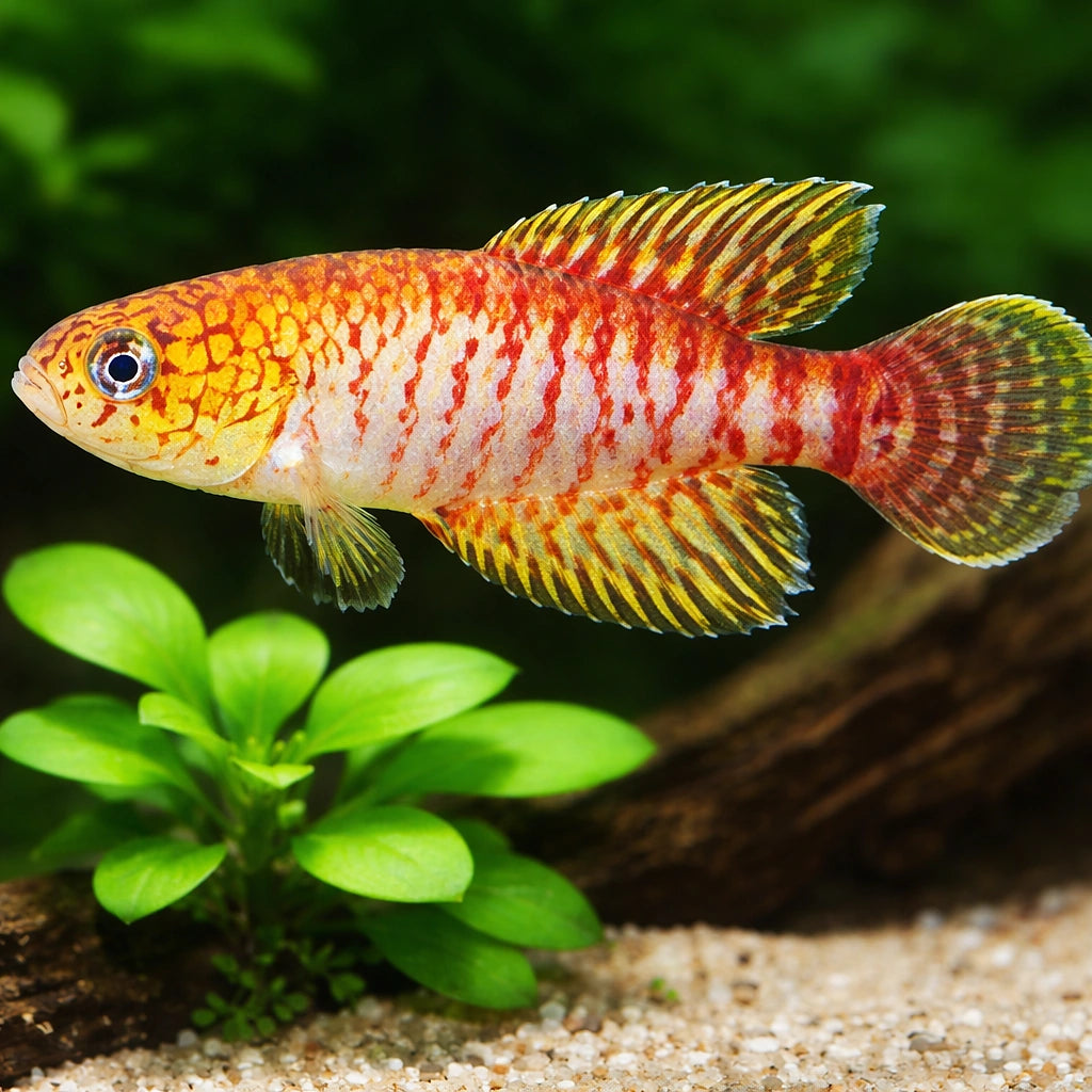 Myers' Pearlfish — tropical fish for sale UK — AI scale plant view