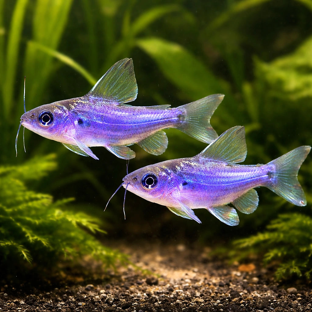 Mystus spec. 5 - — tropical fish for sale UK — AI pair planted view