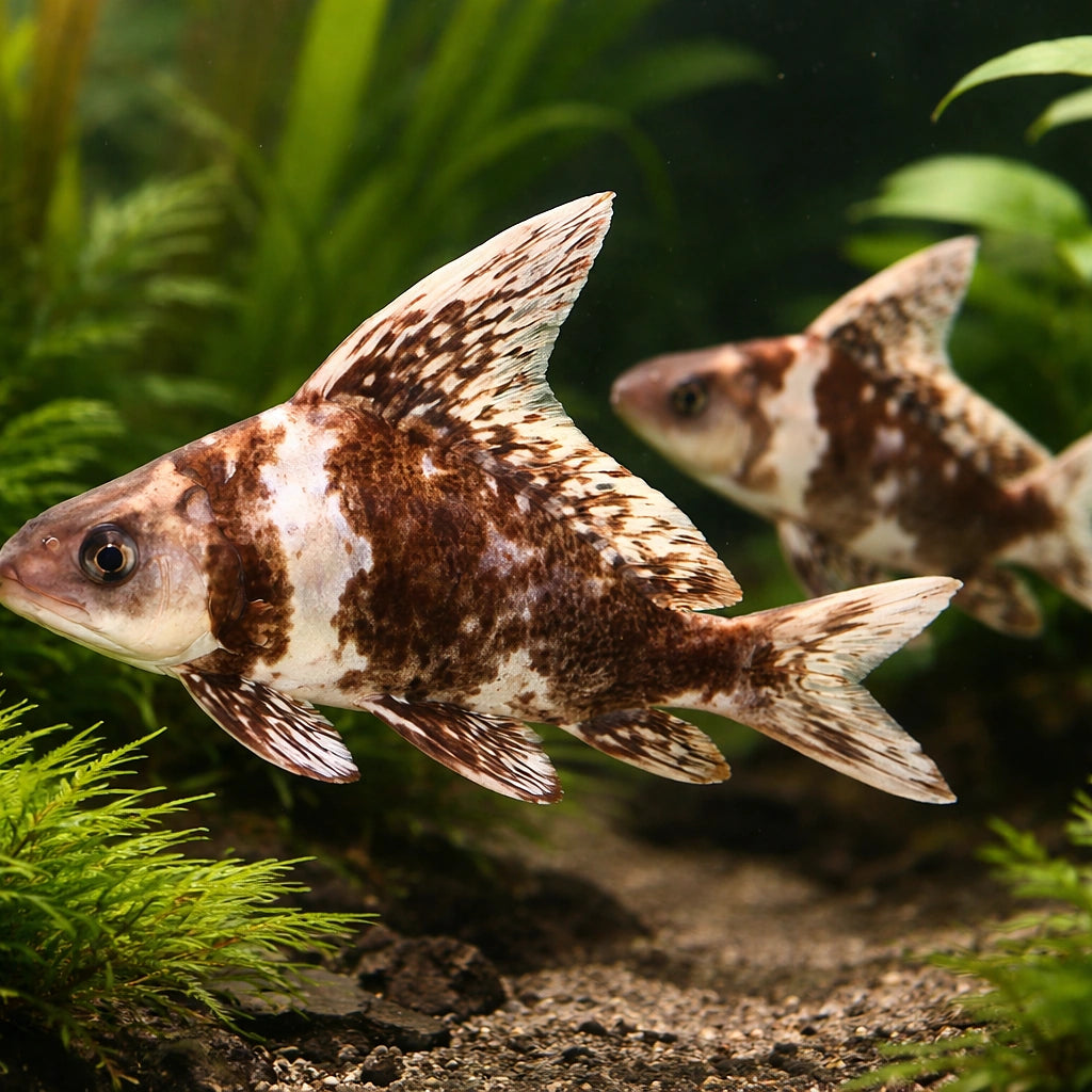 Myxocyprinus asiaticus 4 - — tropical fish for sale UK — AI pair planted view