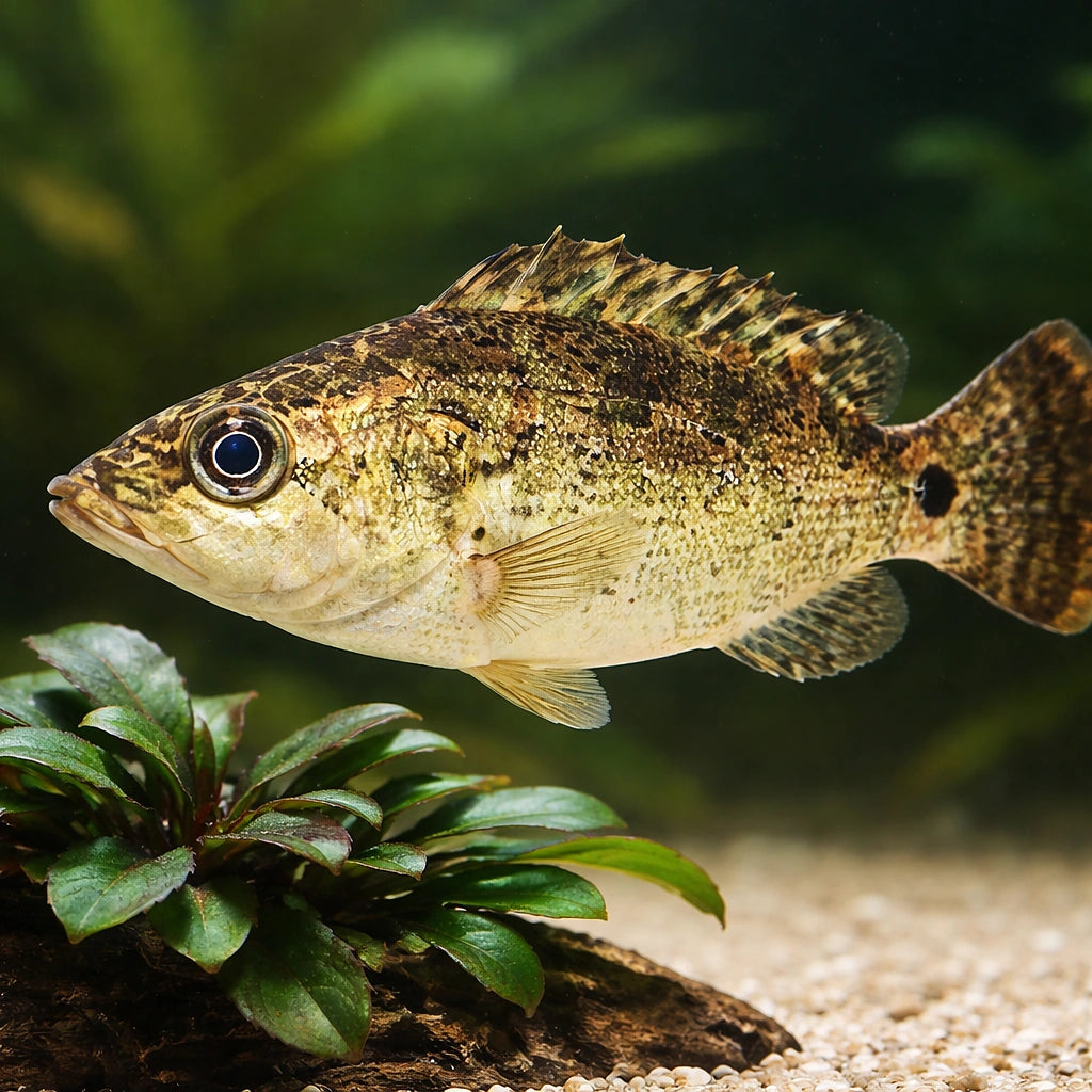 Nandus nandus 5 - — tropical fish for sale UK — AI scale plant view