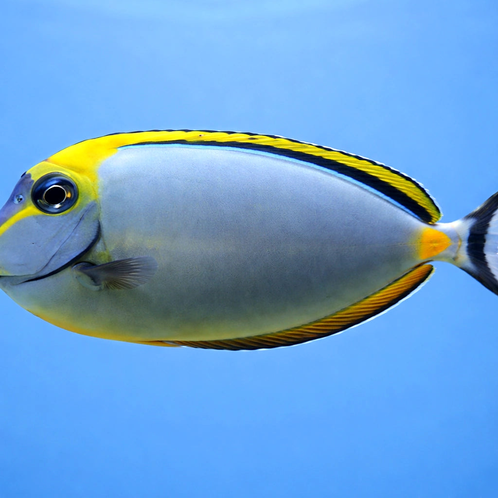 Naso elegans — tropical fish for sale UK — AI side clean view