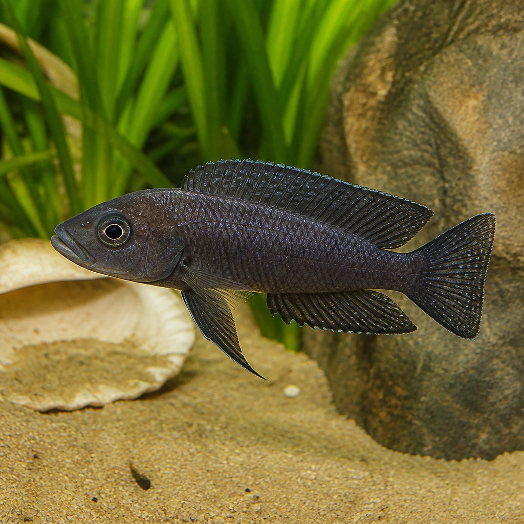 Neolamprologus Boulengeri — Lake Tanganyika Cichlids for sale UK — AI natural aquarium view