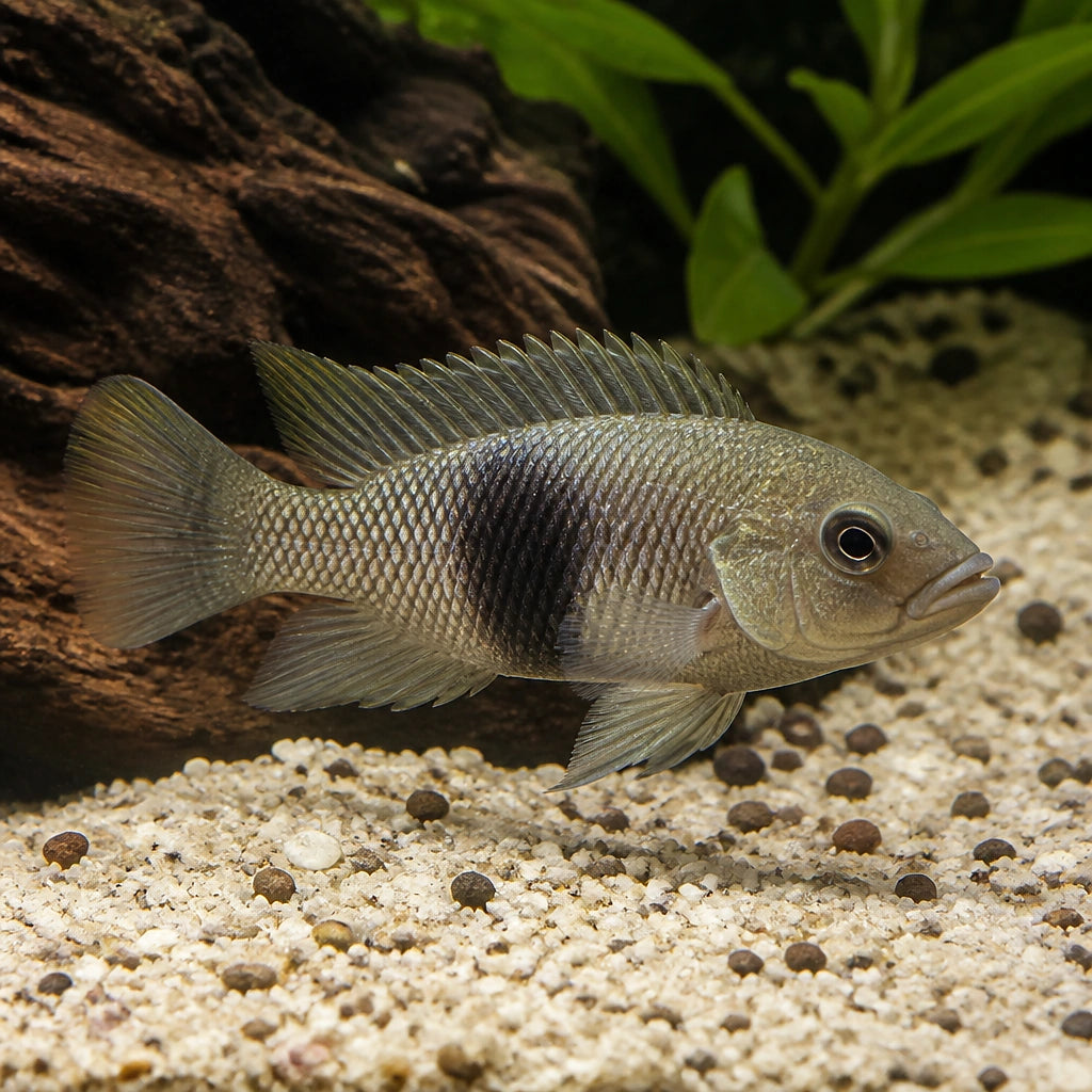 Nigriventris Cichlid — Lake Tanganyika Cichlids for sale UK — AI natural aquarium view