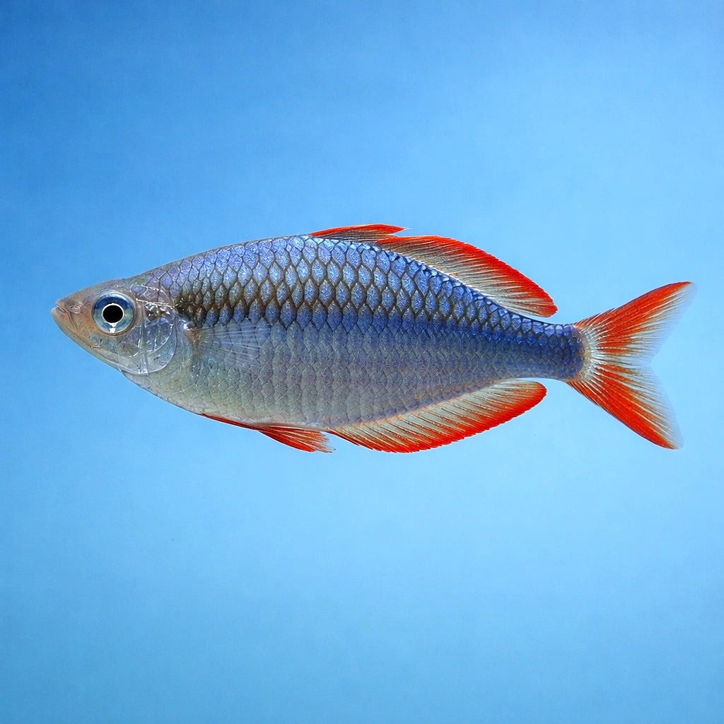 Neon Dwarf Rainbow (Melanotaenia praecox) - Tropical Fish for Sale UK — AI side clean view