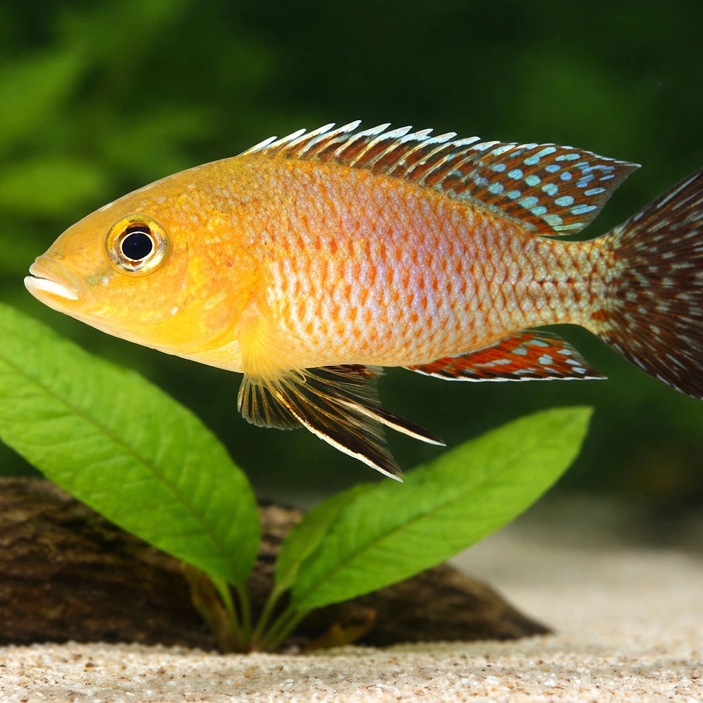 Nicolsi Mouthbreeder — tropical fish for sale UK — AI scale plant view