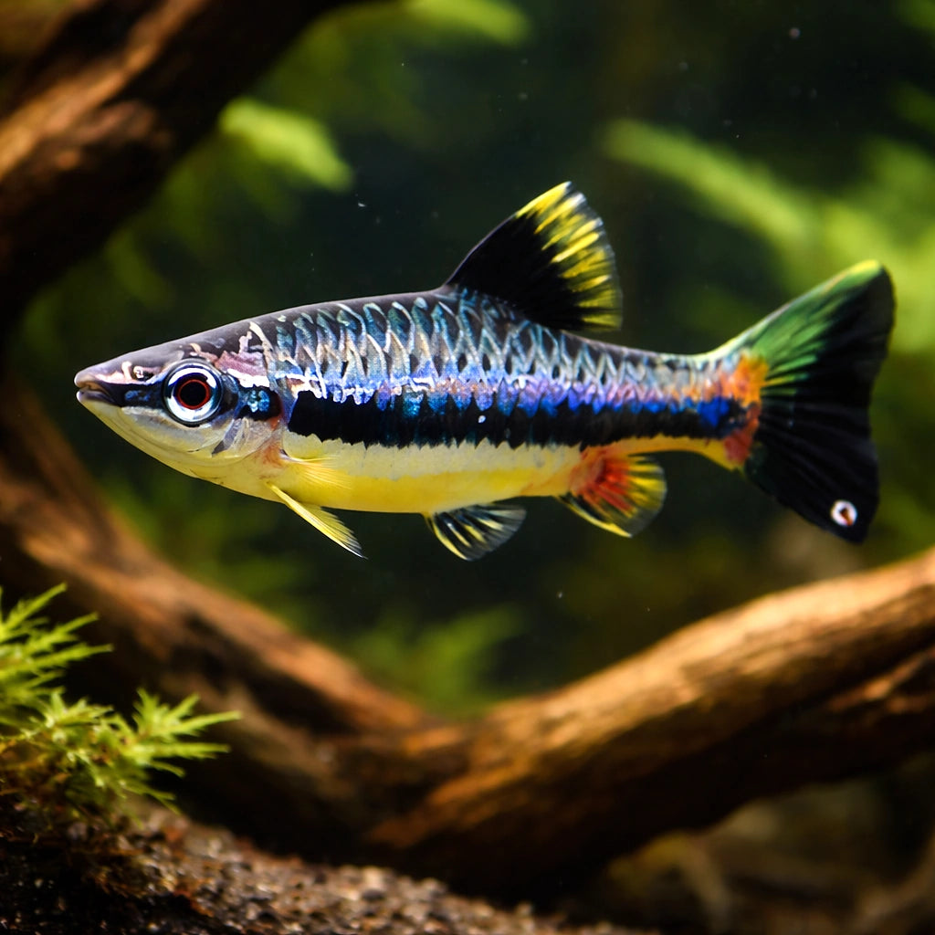Nitindus Pancelfish — tropical fish for sale UK — AI hero driftwood view