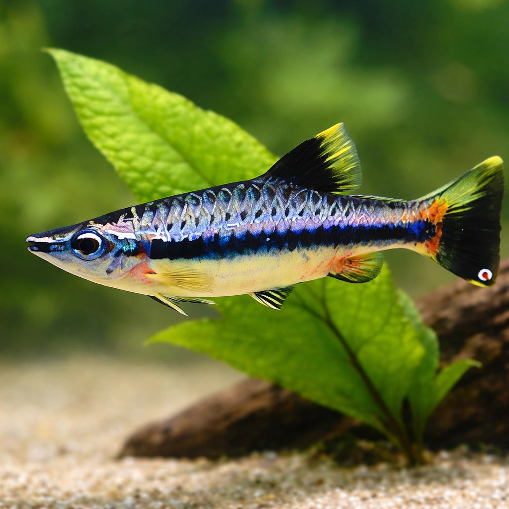 Nitindus Pancelfish — tropical fish for sale UK — AI scale plant view