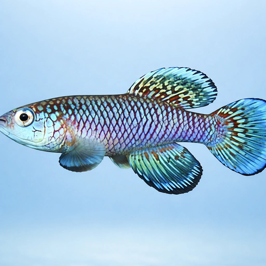 Nothobranchius eggersi blue 2,5 - 3, — tropical fish for sale UK — AI side clean view