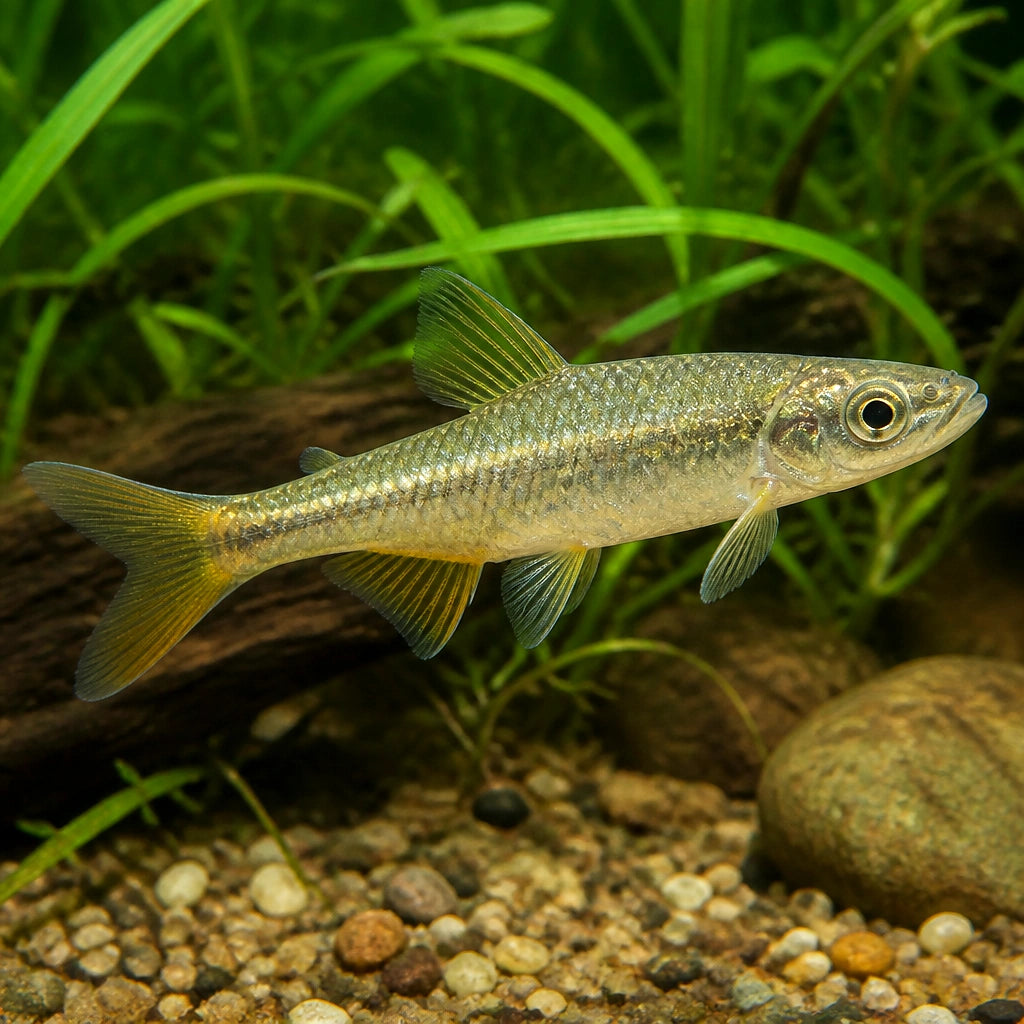 Notropis lutipinnis — tropical fish for sale UK — AI natural aquarium view