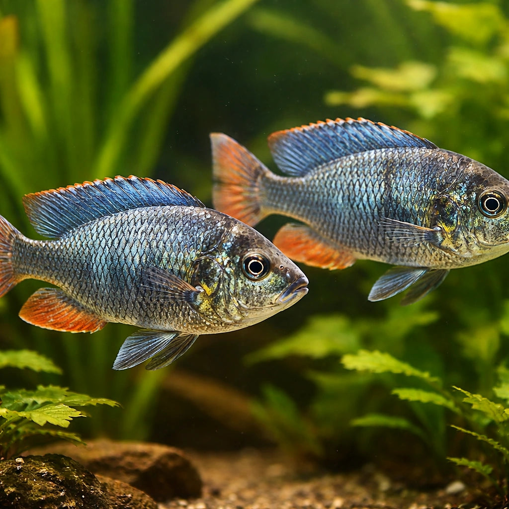 Nubilus Mouthbreeder — tropical fish for sale UK — AI pair planted view