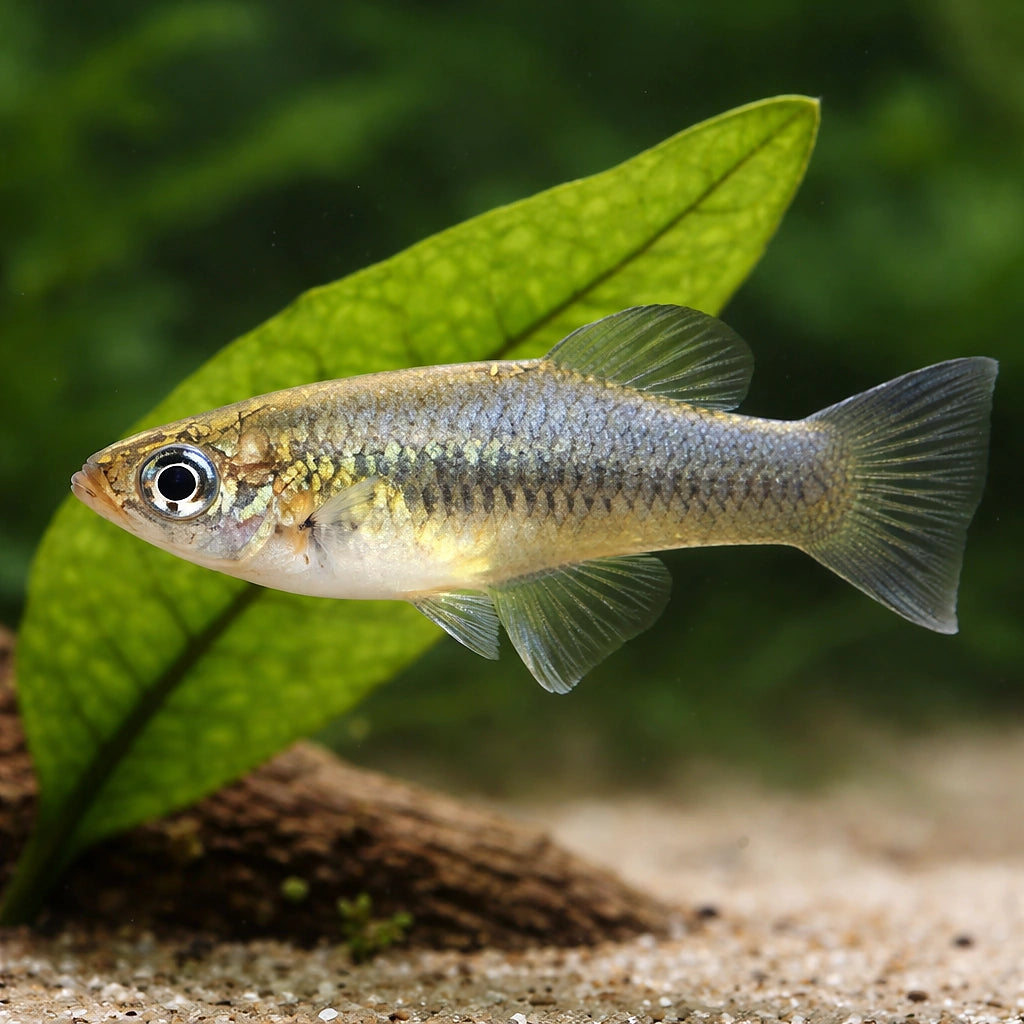 Oaxacan Blue-Eye — tropical fish for sale UK — AI scale plant view