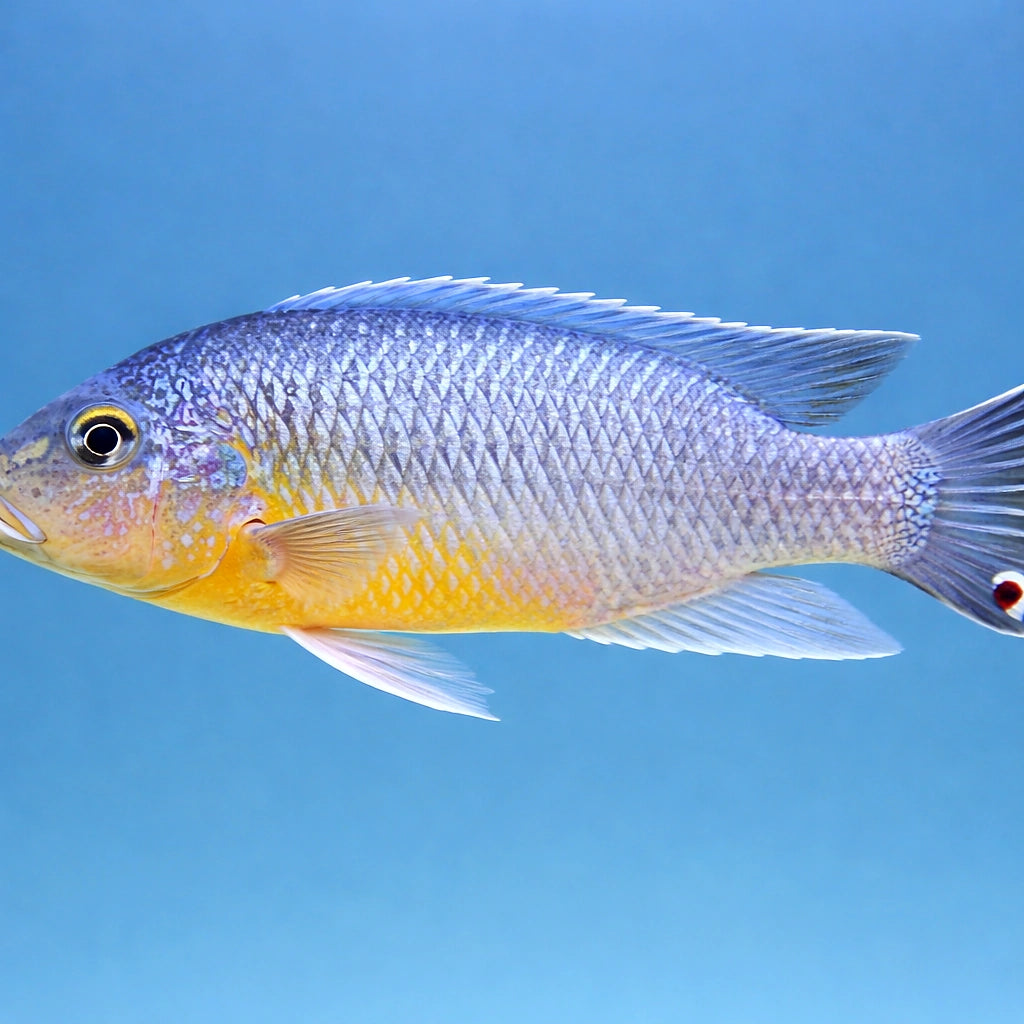 Orange Petrotilapia — tropical fish for sale UK — AI side clean view
