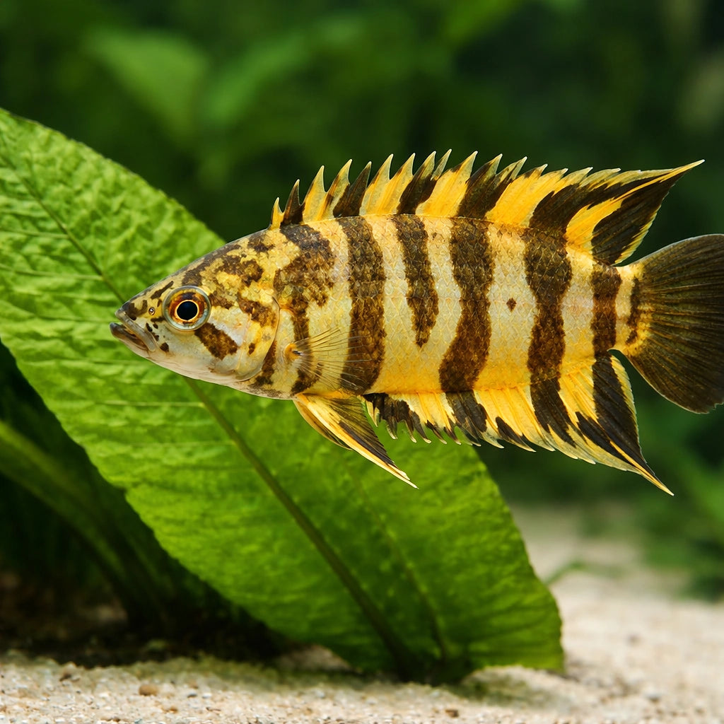 Ornate ctenopoma — tropical fish for sale UK — AI scale plant view