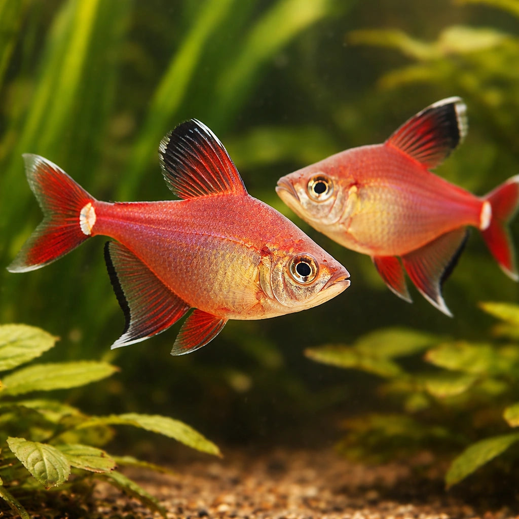 Ornate Tetra — tropical fish for sale UK — AI pair planted view