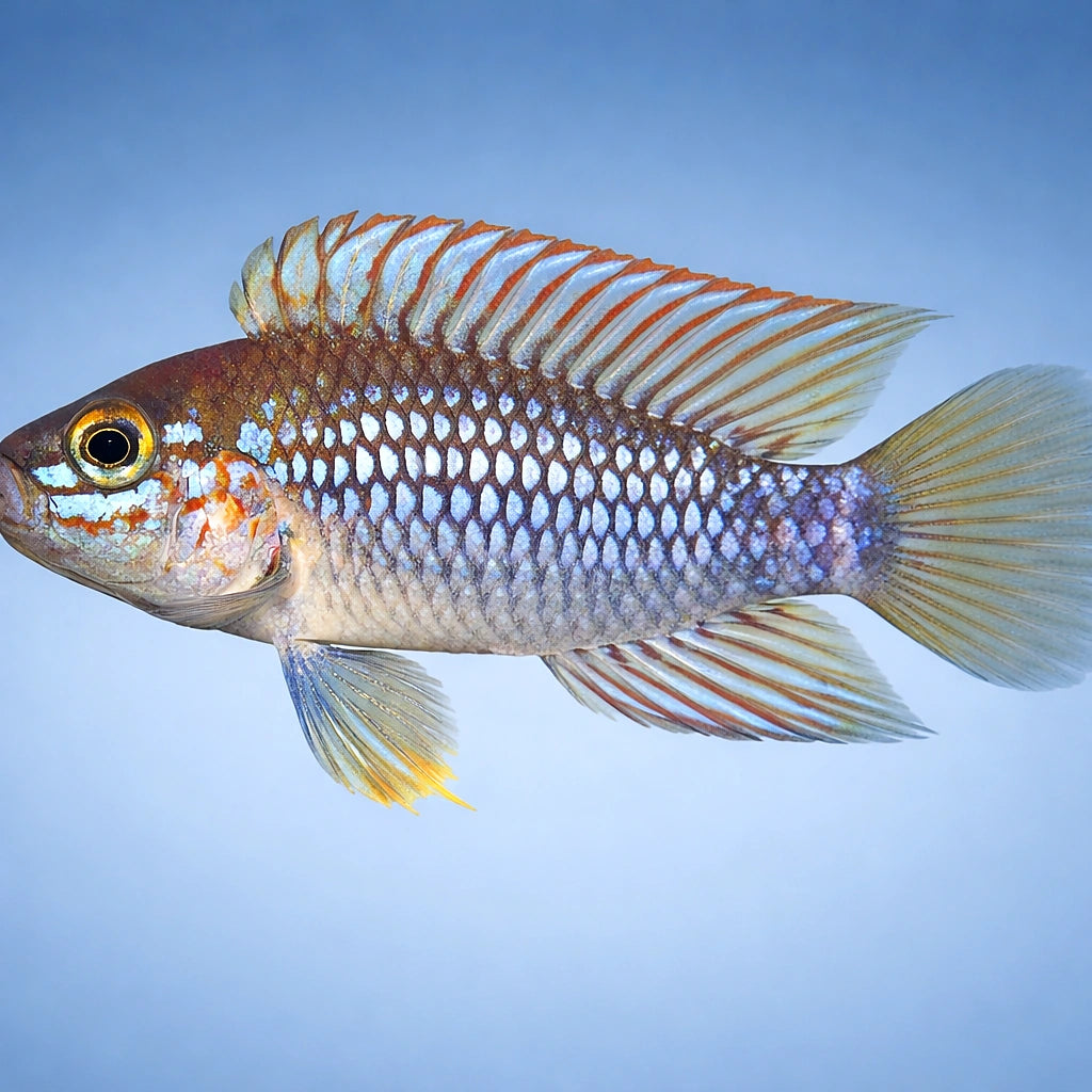 Paebas Dwarf Cichlid — tropical fish for sale UK — AI side clean view