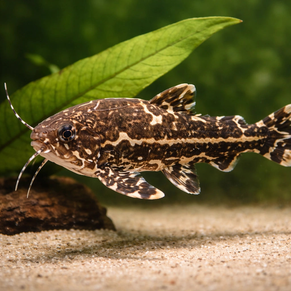 Painted Talking Catfish — tropical fish for sale UK — AI scale plant view