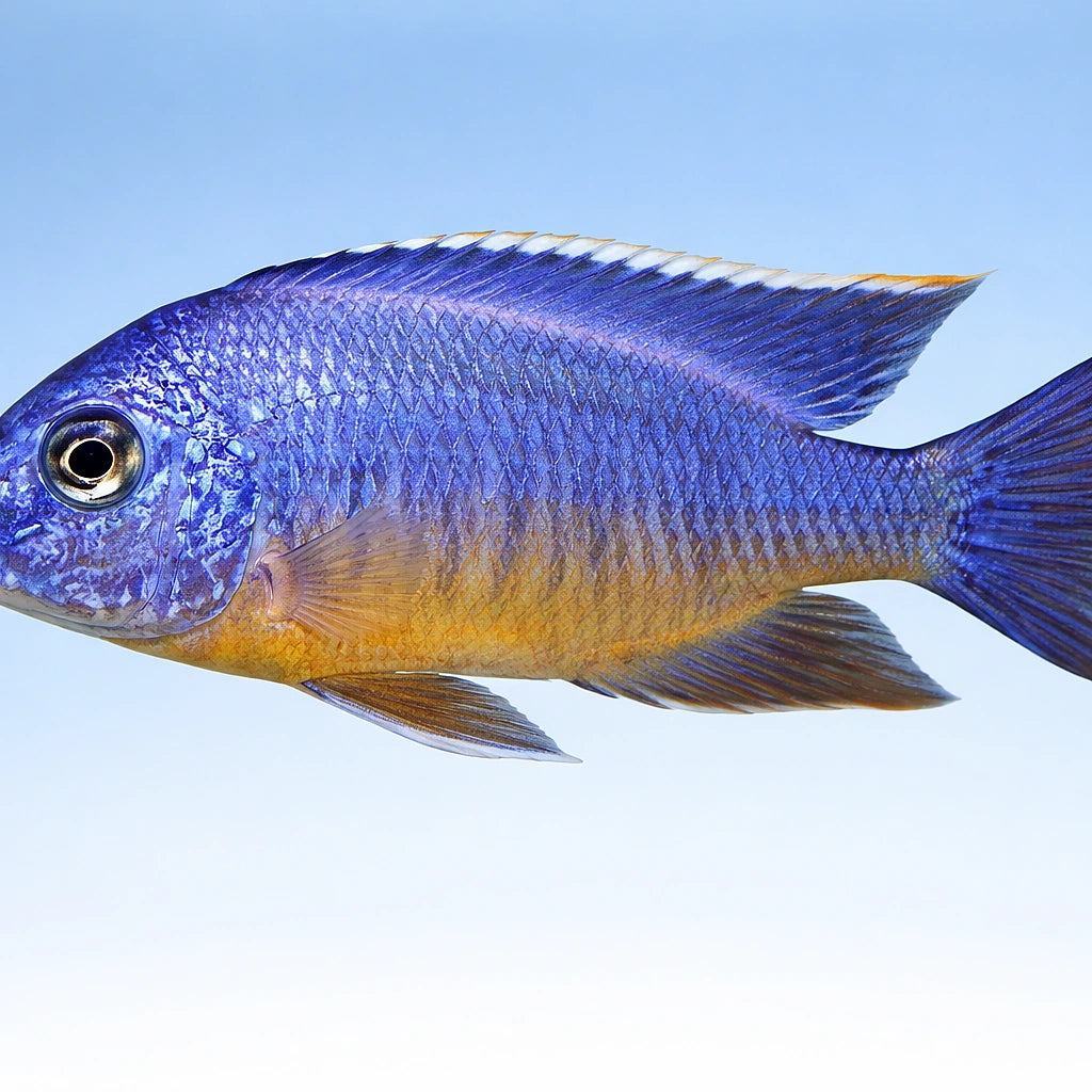 Pale Usisya aulonocara — tropical fish for sale UK — AI side clean view